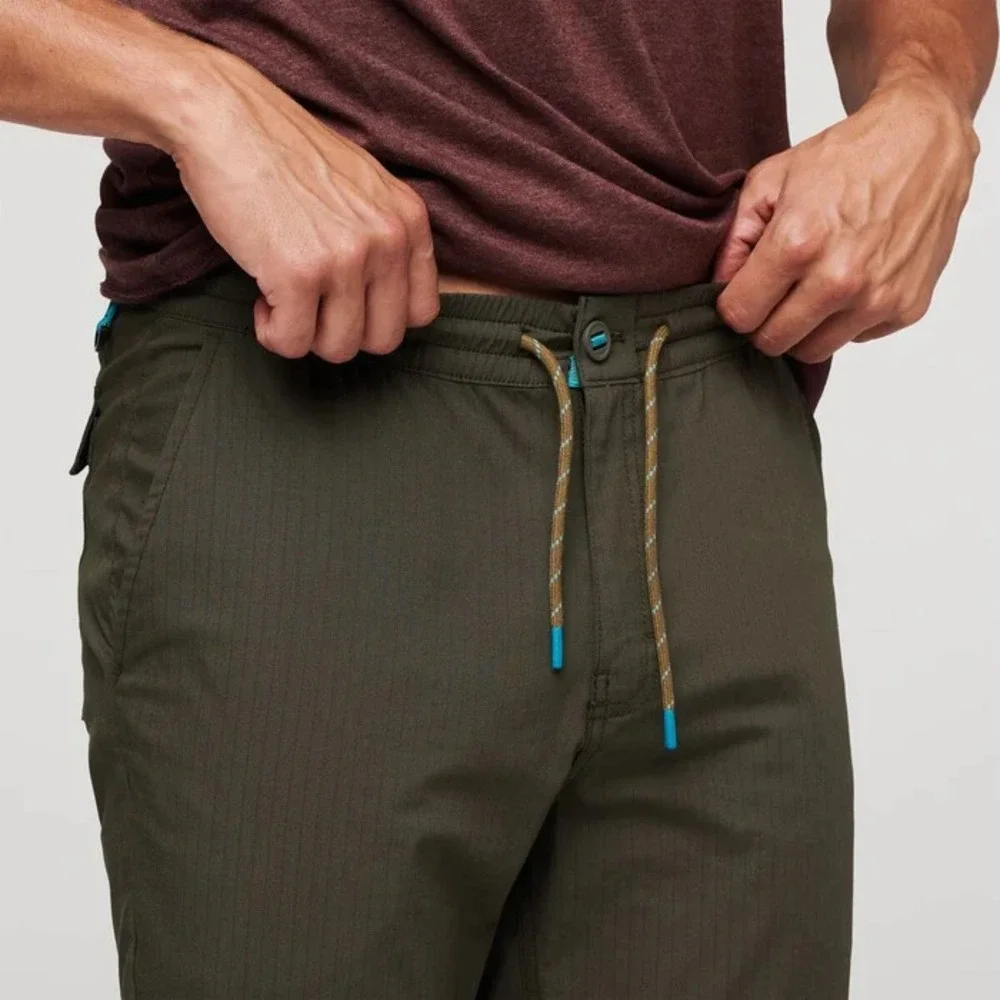 Cotopaxi Mens XL Pants Salto‎ Ripstop Green Elastic Drawstring Hiking NWOT